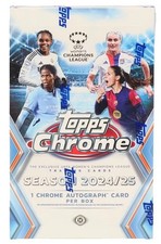 2024-25 TOPPS CHROME UEFA WOMEN'S CHAMPIONS LEAGUE SOCCER HOBBY BOX - NEW 🔥🔥🔥
