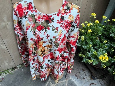 SHOW ME YOUR MUMU Floral Long Sleeve Tunic Top -  Women's sz M