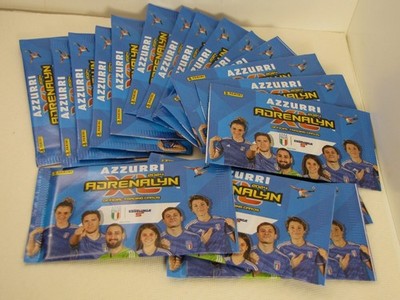 lot 40 packs new figurines Azzurri 2024 Adrenalyn Esselunga Panini Italy