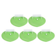 5Pcs Urinal Screen Deodorizer Anti-Splash Scented Mat Urinal Cakes Green