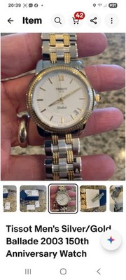 Tissot Men's Silver/Gold Ballade 2003 150th Anniversary Watch