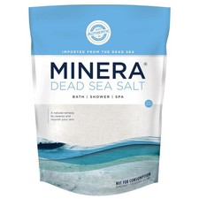Minera Dead Sea Salt Pure Natural lbs Fine Grain Bulk Bag