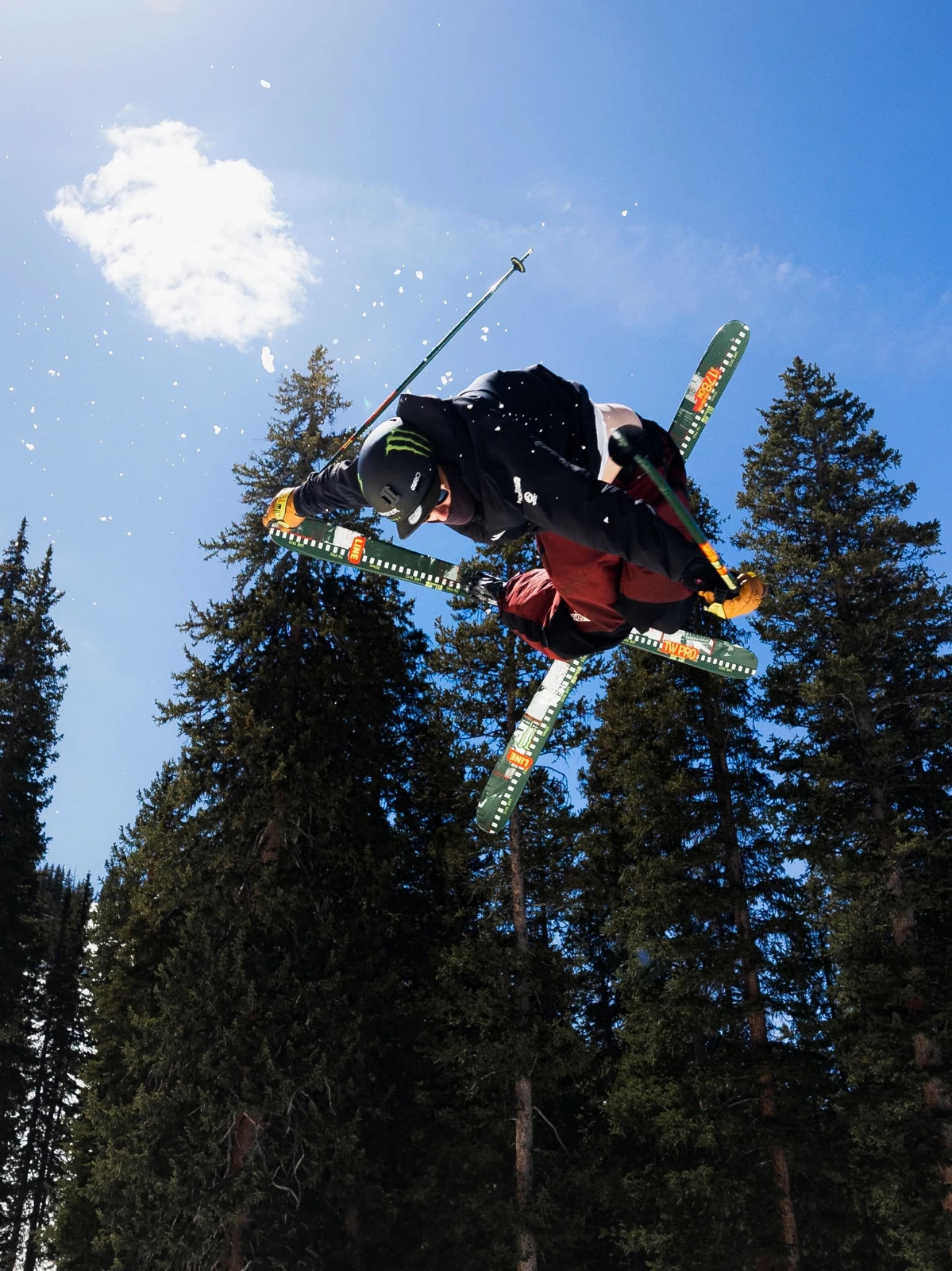 Line Wallischtick Ski Poles - 2026 - 46" / Green