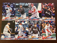 2018 Topps Baseball Partial Series 1 & 2 Set (698/700) - w/ Parallels, Inserts