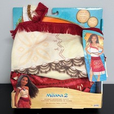 Disney Moana 2 Adventure Outfit Costume Set Jakks Pacific Kids Sizes 4-6x NWT