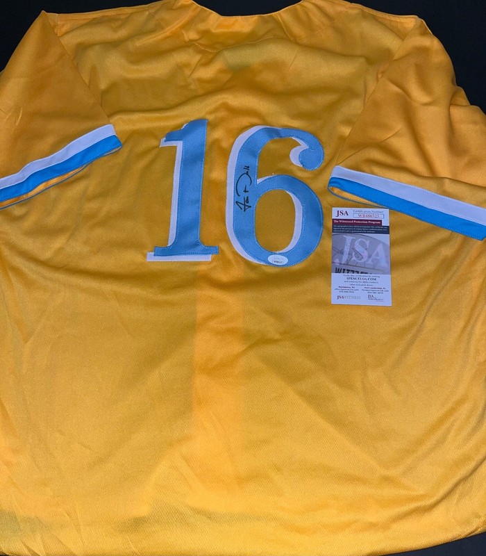 Jarren Duran Red Sox Auto Signed Custom Jersey JSA Witness COA City Connect