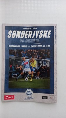 Stadium booklet 22/23 Sønderjyske Fodbold vs Hobro IK stadium magazine stadium newspaper