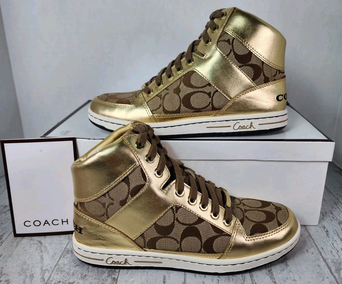 Coach Gold Athletic Shoes for Women for sale | eBay