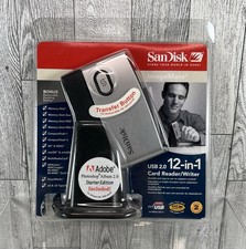 SanDisk SDDR-89-AW15 - USB 2.0 12-in-1 Card Reader/Writer - NEW