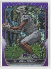 2022 Bowman Chrome U Shimmer Refractor Mitchell Tinsley Penn State #72