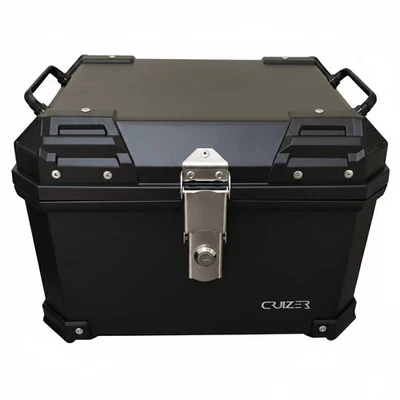 CRUIZER Bauletto Valigia Moto Scooter nero 45L plastica robusta - Immagine 1 di 2