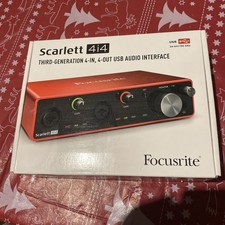 Scarlett 414THIRD-GENERATION USB Audio Interface 4-in/4-out