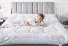 4 Inches Thick Mattress Topper Quilted Cooling Mattress Topper Pad