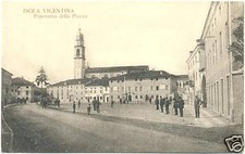 ISOLA VICENTINA - PANORAMA DELLA PIAZZA (VICENZA) 1918