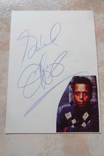 Garland Jeffreys Autogramm signed 10x15 cm Karteikarte mit Magazinbild