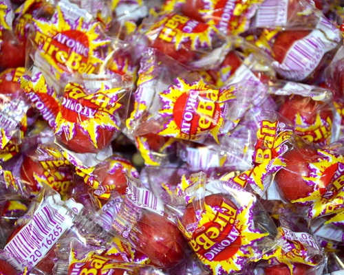 Medium Individually Wrapped Hard Atomic Fireball Jawbreakers Bulk Candy 5 Lb - Picture 5 of 12