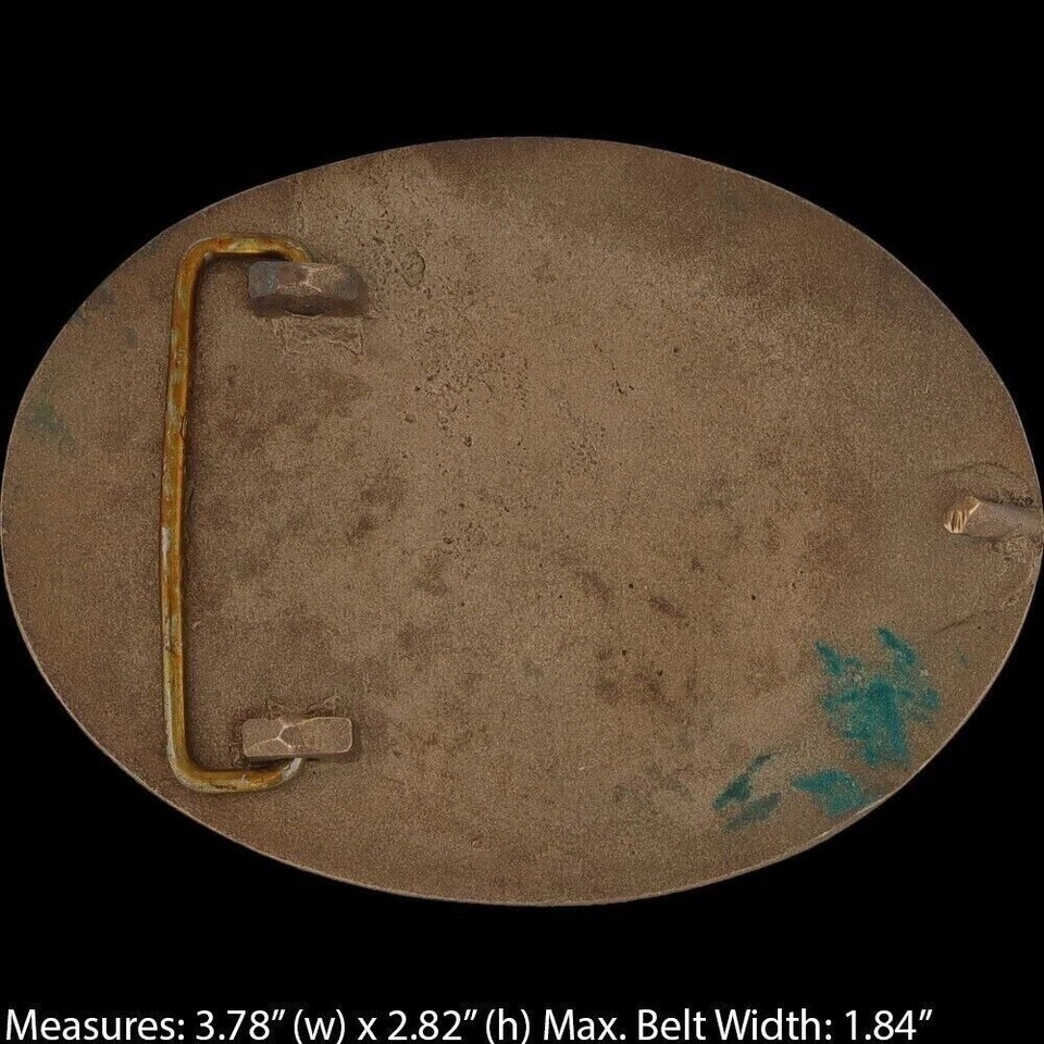 Bronze Pacific Northwest PNW Art First Nations Native American Vtg Belt Buckle - Image 4 of 4