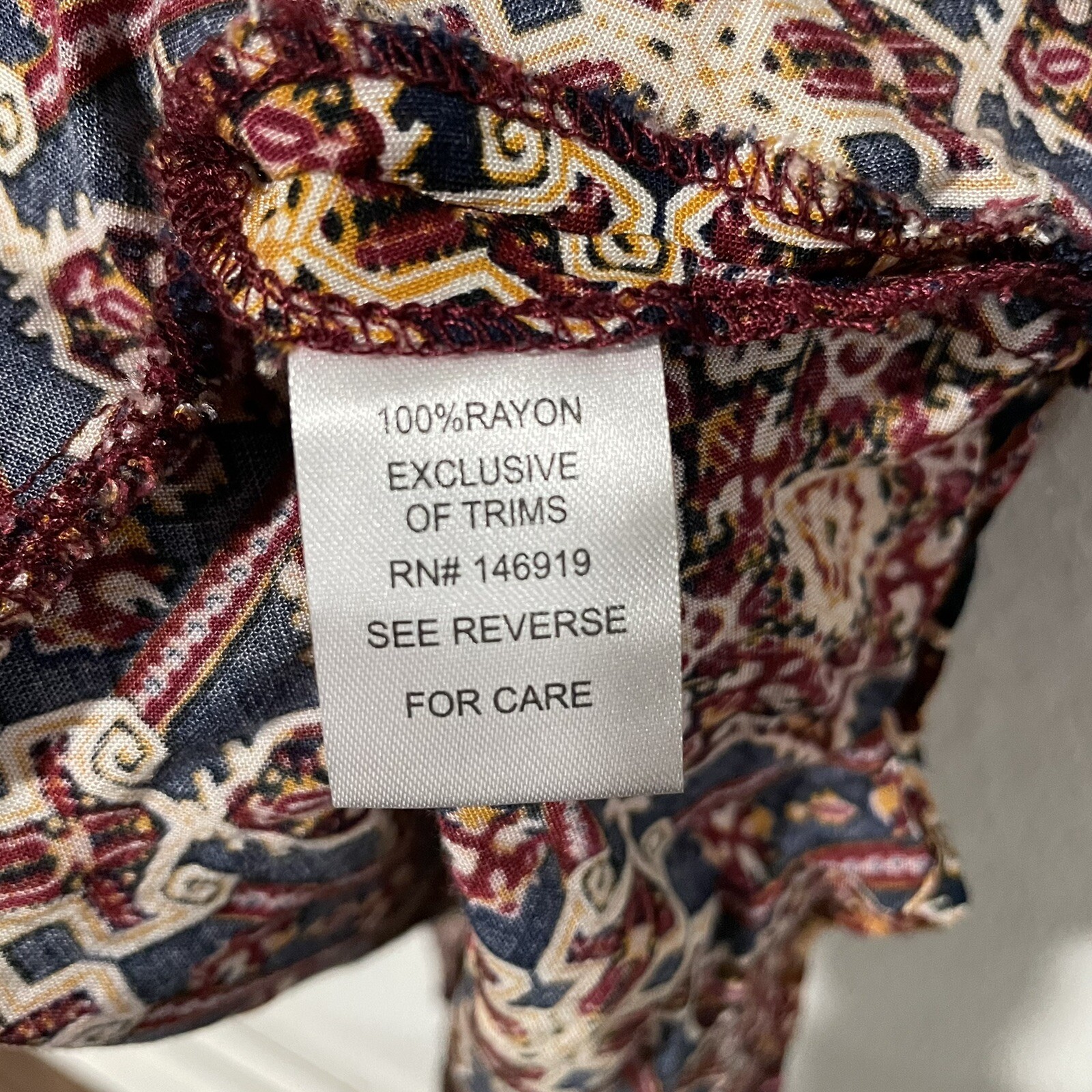 ONE HART Geometric Patterned Romper Size Large - image 5