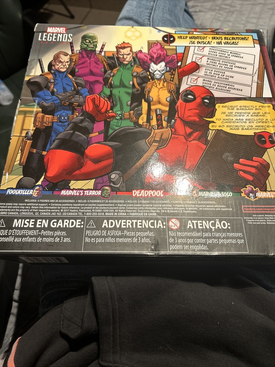 Marvel Legends Deadpool's Rainbow Squad 5-Pack Action