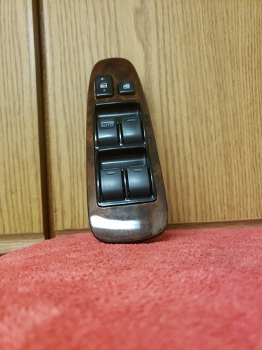 1995-2000 Lexus LS400 OEM Master Power Window Switch Woodgrain Bezel - Picture 8 of 9