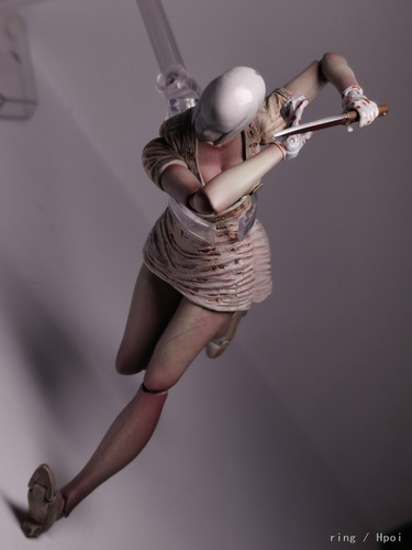 NEW Silent Hill 2 Pyramid Head Bubble Head Nurse 6" Action Figure Halloween Toys - Picture 24 of 26