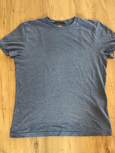 Zwei weiche H&M Basic Shirts, blau, blau meliert, Gr.S/M, weich - Bild 4 von 11