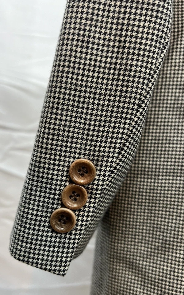 Blazer G2U HUGO BOSS DionysosAkropolis 46L 38x30 Pantalones Negro Blanco Pata de Gallo S Foto 4 de 4