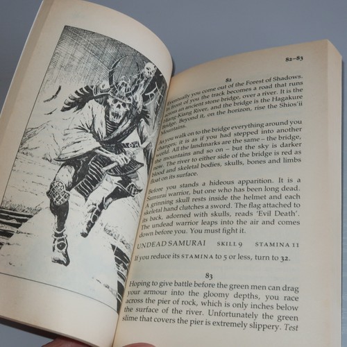 Fighting Fantasy Sword of the Samurai Vintage 1986 Unused Adventure Game Book - Imagen 14 de 22