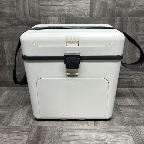 Vintage Twin Bird Picnic Cooler Set PI-8056 Made In Japan White w/ Utensils Used - Picture 6 of 17