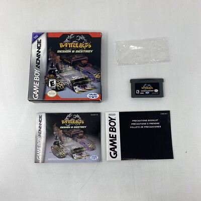 BattleBots: Design & Destroy (Nintendo Game Boy Advance, 2003) GBA CIB
