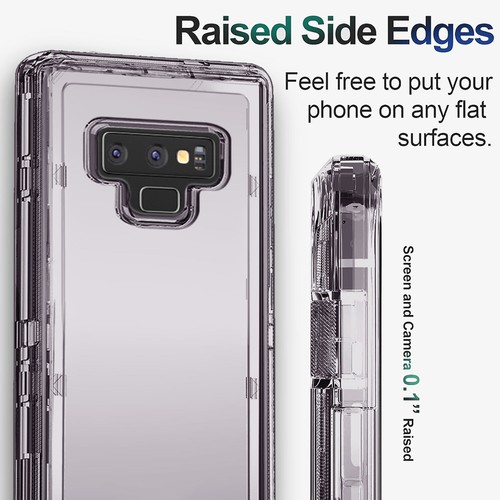 For Samsung Galaxy Note 9 Clear Case Shockproof Phone Cover Screen Protector - Picture 14 of 52