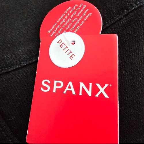 Spanx Ankle Skinny Jeans Size 3X petite Style 20278Q in Clean Black Color - Picture 6 of 12