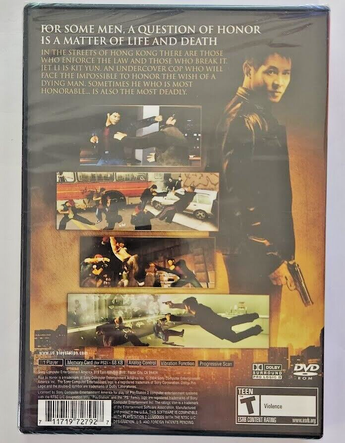 【PS2北米版】Jet Li Rise to Honor 北米版PS2]Jet Li: Rise to Honor[GH](中古) - huck-fin