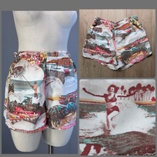 Vtg 40s 50s Swim Trunks Suit PHOTO PRINT Florida Vacation Miami Sarasota KeyWest