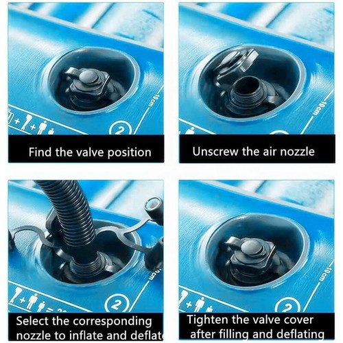 2 Pack Air Valve Caps Screw Fit For in Kayak Boats Boston Valve - Picture 8 of 10