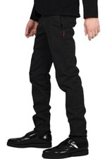 TRIPP BLACK TWILL ROCKER SKINNY STRETCH GOTHIC PUNK STAGE JEANS PANTS IS3573M