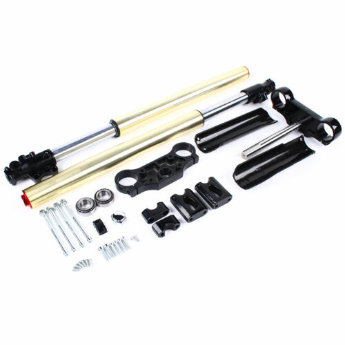 Front Forks Shock Triple Tree Clamp Fit Dirt Pit Bike 110cc 125cc Apollo 45/48mm - Picture 17 of 17