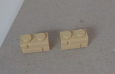 Lego Bricks&nbsp;98283 - 6148262&nbsp;Tan 1x2 Masonry Bricks x2 Pieces&Parts**