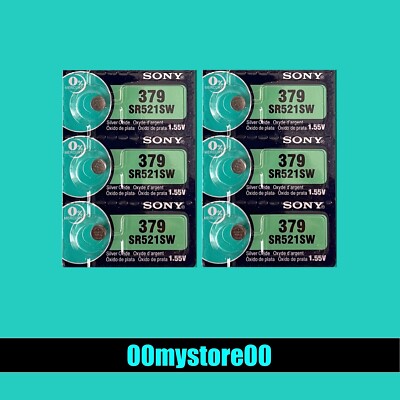 SR521 V379 2 Batterie A Bottone Energizer 379 SR521SW Argento Ossido - Per Orologi E Piccoli Elettronici Varta F21 - Foto 8