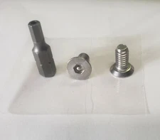 Security Screws 12-24 x 1/2" Flat UC Stainless St Machine + Free bits! (Pkg-25)