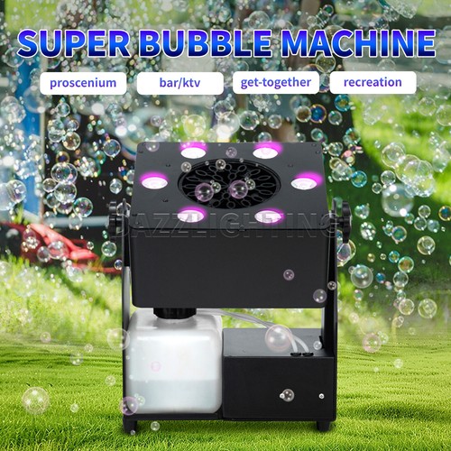 Paidun Schüttelkopf Blasengebläse Maschine DMX512 RGBW LED Beleuchtung Hochzeit Party - Bild 1 von 7