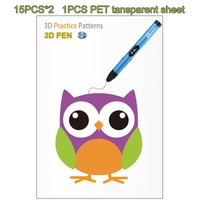 3d Pen Drawing Stencils 15 Paper Mold With 30 Different Color Printing Patterns 3d Pen Drawing Stencils 15 Paper Mold With 30 Different Color Printing Patterns