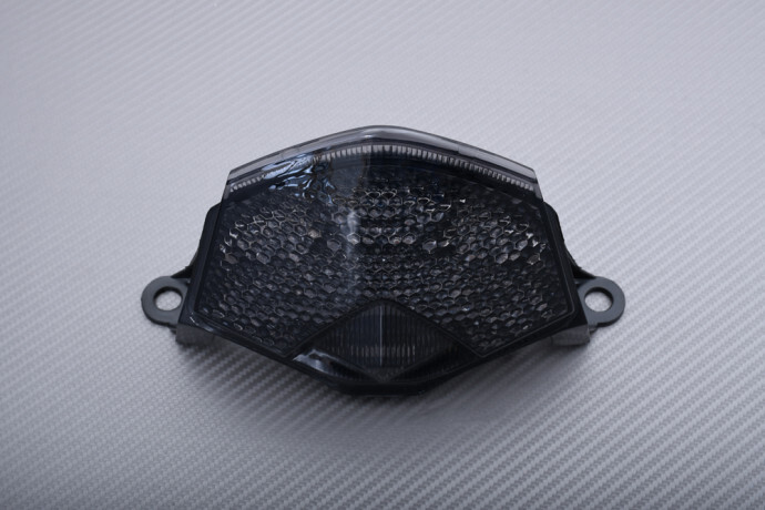 Feu LED fumé avec clignotants pour Kawasaki ZX10R idéal pour sorties de nuit et piste