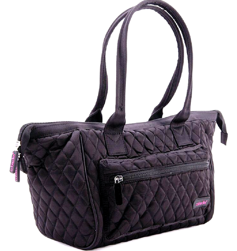 Caboodles Makeup Bag Cosmetics Travel Doctor Style Toiletries Black Envy Purse - 第 1/5 張圖片