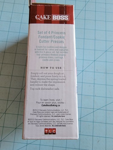 Cake Boss Brand: Set Of Star Cutters, Pin Guides, Princess & Truck Cutters - New - Picture 4 of 11