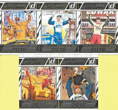 2017 DONRUSS RACING ~CUT TO THE CHASE~ COMPLETE INSERT SET (#CC1 - #CC10)