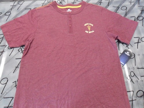 Large Henley-Shirt Arizona State Sun Devils neu ohne Etikett