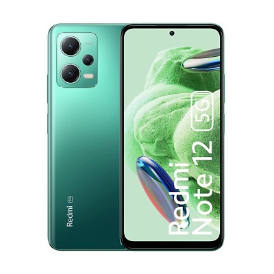 Redmi Note 12 Frosted Green 5G (RAM 4GB, 128GB) 6.67'' 48MP-Camera Unlocked Phone