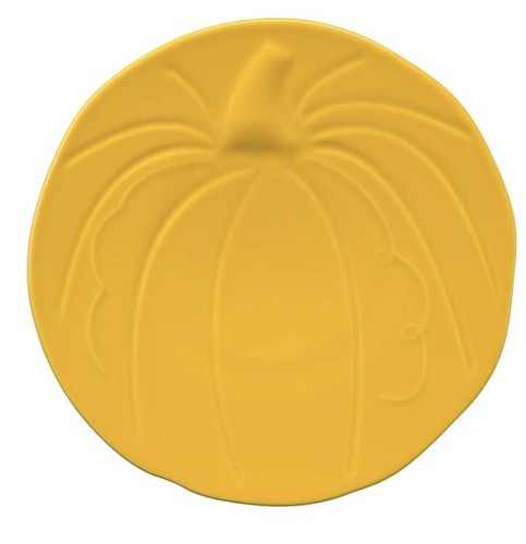 Fiesta® 8.5" Pumpkin Plate Daffodil Yellow Fall Thanksgiving