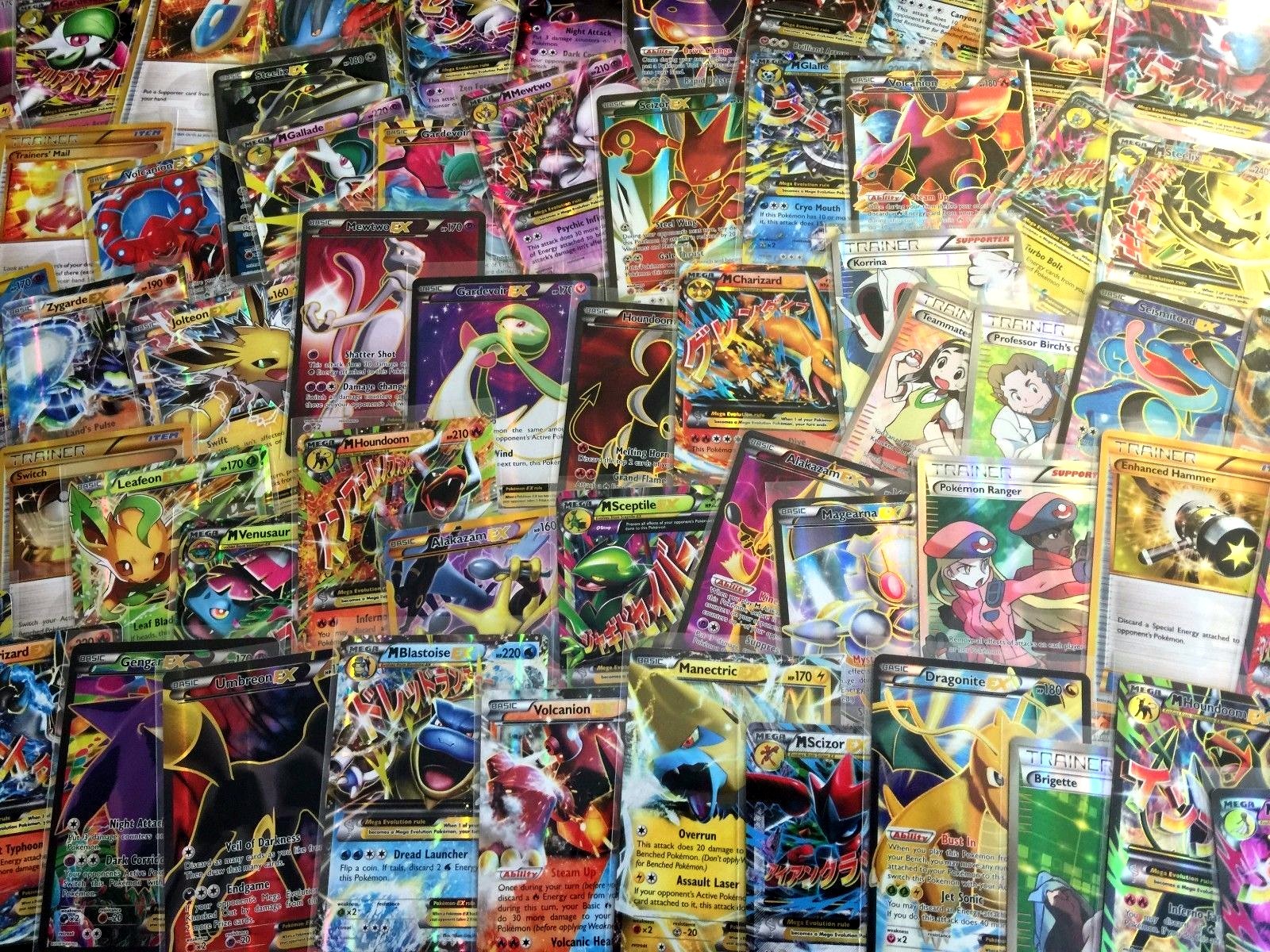 Pokemon Card Lot 100 OFFICIAL TCG Cards 1 Ultra Rare Included - VMAX GX EX  MEGA | eBay